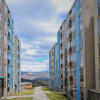 Imagen de dos edificios de apartamentos en Bogotá