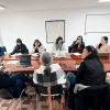 Foto de funcionarios de la localidad de Los Mártires 