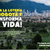 Imagen de la pieza gráfica que promociona el sorteo de la Lotería de Bogotá 