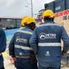 Foto de trabajadores en uno de los frentes de obra de la Línea 1 del Metro de Bogotá.