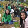 equipo de la Secretaría de Ambiente en jornada de restauración del Humedal de Techo