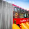 Foto de un bus de TransMilenio