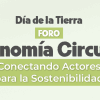 Imagen gráfica relacionada con el foro Economía Circular 