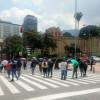Foto de manifestaciones en Bogotá