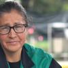Luz Marina, integrante de la Asociación de Recicladores de Bogotá (ARB)