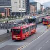 Foto de buses de TransMilenio 