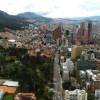 Foto panorámica de Bogotá con vista