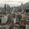 Imagen panoramica de Bogotá donde se ve un día gris.
