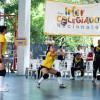 Mujeres jugando en Juegos Intercolegiados de Bogotá.