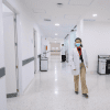 Foto de una sala de espera de un hospital de Bogotá 