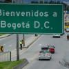 Foto de una vía de Bogotá. 