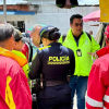 Foto de funcionarios del Distito en un operativo de control 