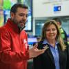 Foto de la visita al C4 por parte del alcalde Carlos Fernando Galán y la fiscal Ganenal Luz Adriana Camargo.