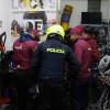 Foto del operativo a talleres de motos en Bosa, al suroccidente de Bogotá.
