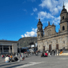 Foto de la Plaza de Bolívar de Bogotá, Colombia.
