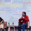 Foto del alcalde Carlos Fernando Galán en la presentación de la Encuesta Bienal de Culturas.