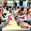 Foto de una feria de empleo en Kennedy 