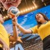 Foto del lanzamiento de la Oferta Mundialista y sitios para vivir el Mundial 2026 en Bogotá.