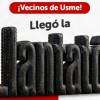 Publicidad 'Llantatón' en Usme, al sur de Bogotá.