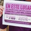 Cartel de la SDMujer con información sobre la Ruta Única 