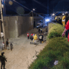 Foto de funcionarios del Distrito en operativo de seguridad