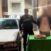 Hombre capturado y vehículo inmoviliado tras captura en Engativá.