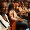 Imagen de varias personas de la comunidad afro en un evento en Bogotá.