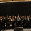 Imagen de los integrantes de la Banda Sinfónica de la Universidad Pedagógica.