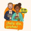 Imagen gráfica relacionada con el Día del Maestro 