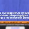 Imagen gráfica relacionada con el podcast del IDEP