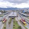 Foto de una vía de Bogotá 