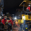Imagen de trabajadores en un frente de obra para recuperar la malla vial.