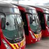 Foto de buses de TransMilenio