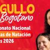 competidoras bogotanas Nacional de Natación Carreras 2026