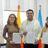 María Fernanda Ortiz, Julián Sánchez y Claudia Mercado.