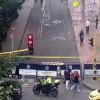 Foto de manifestaciones en Bogotá 
