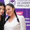 Mujeres en una Casa de Igualdad de Oportunidades..