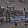 Foto de manifestaciones en Bogotá 