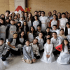 Imagen de los niños, niñas y jóvenes que participaron en este espacio