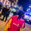 Foto de funcionarios del Distrito en operativo de seguridad