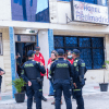 Foto de funcionarios del Distrito en operativo de seguridad