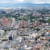 Foto panorámica de Bogotá.
