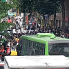 Foto de manifestaciones en Bogotá 