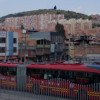 Foto de troncal Caracas Sur de TransMilenio