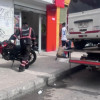 Foto del operativo contra el mal parqueo en Tunjuelito, al sur de Bogotá.