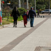 Foto de obras de espacio público en Ciudad Bolívar, al sur de Bogotá.