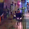 Foto de la captura de un hombre acusado del hurto de un vehículo en Bogotá.