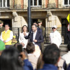 Imagen del alcalde de Bogotá en el acto de apertura de las elecciones
