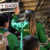 Foto del operativo de cierre de establecimientos y bares en Chapinero, al norte de Bogotá.