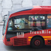 Foto de un bus de TransMilenio en Bogotá.